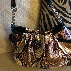 Vintage Vera Wang snakeskin purse